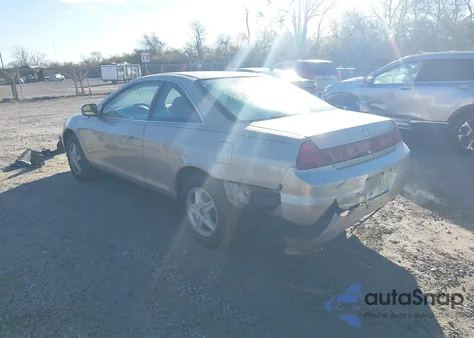 2001 Honda Accord 3.0 Lx z USA, uszkodzony, nr VIN 1HGCG22481A019395